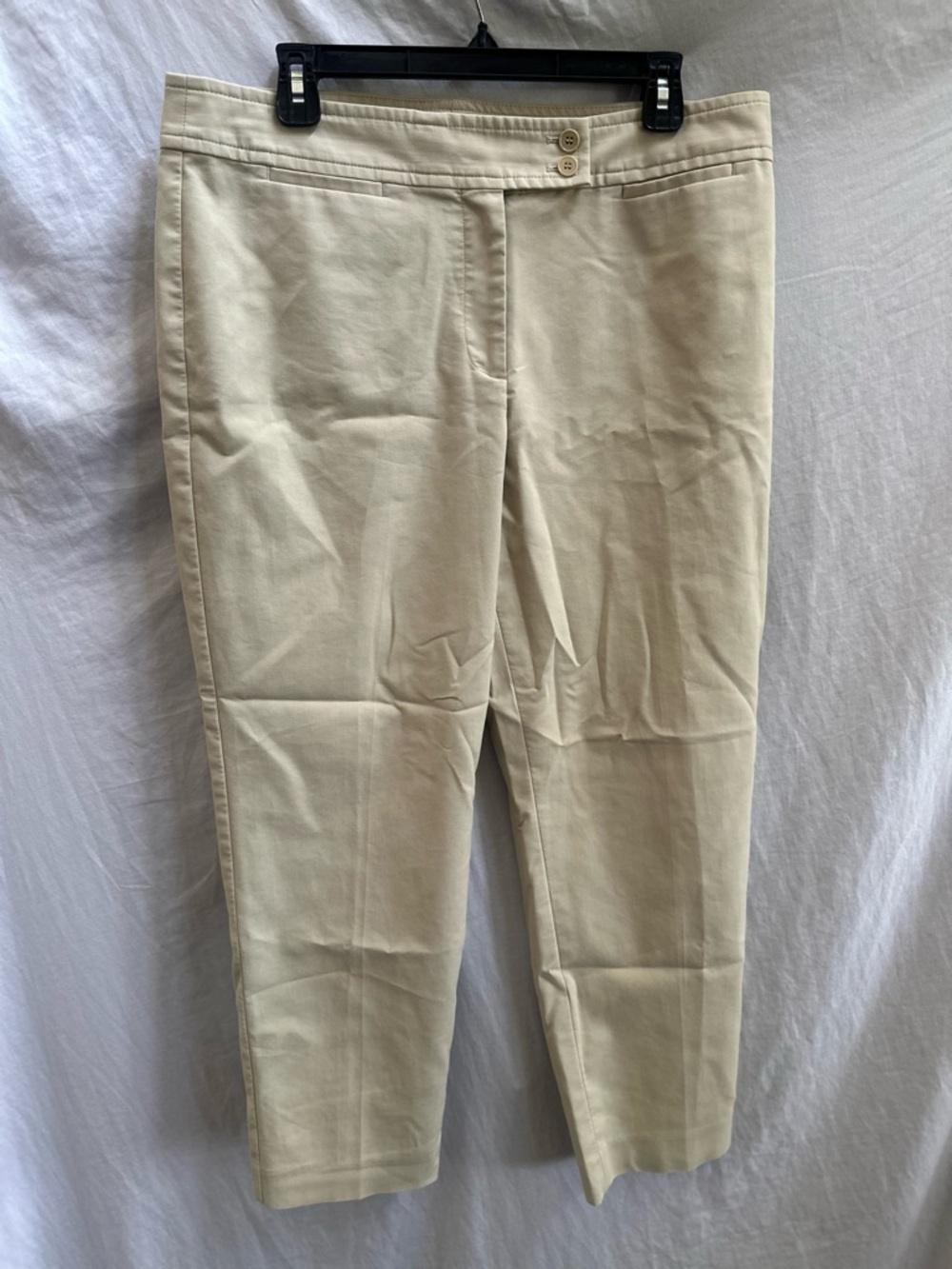 Talbots Petite Light Beige Heritage Dress Pants 14p